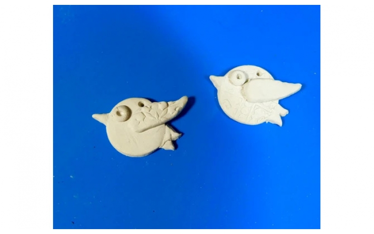 Bird Pendant Tutorial with Plus Air Dry Clay